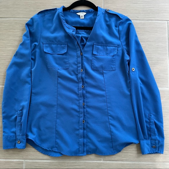 Calvin Klein Button Down Size Lg - Picture 7 of 7